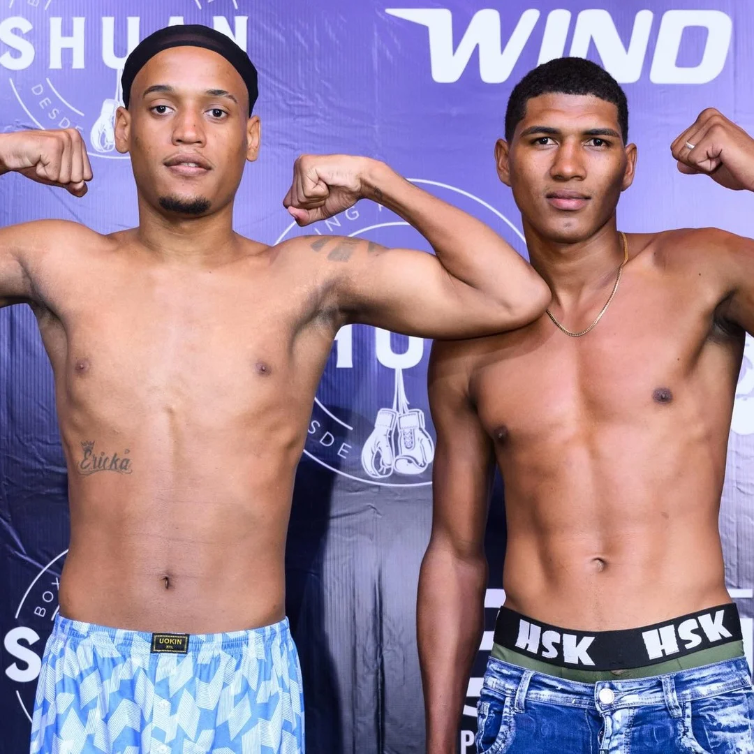 Pesaje Oficial ⚖️ 
Rafael Abreu 154 lbs
Algerbis González 153 lbs

MAÑANA Carlos “Teo” Cruz 🇩🇴Vs🇻